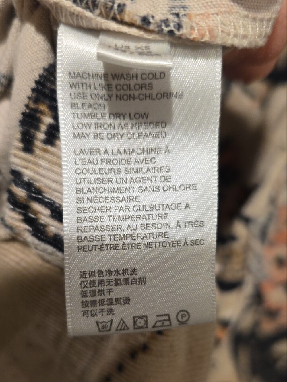 Urban Outfitters Beige & Black Printed Mini Dress - Picture 11 of 13